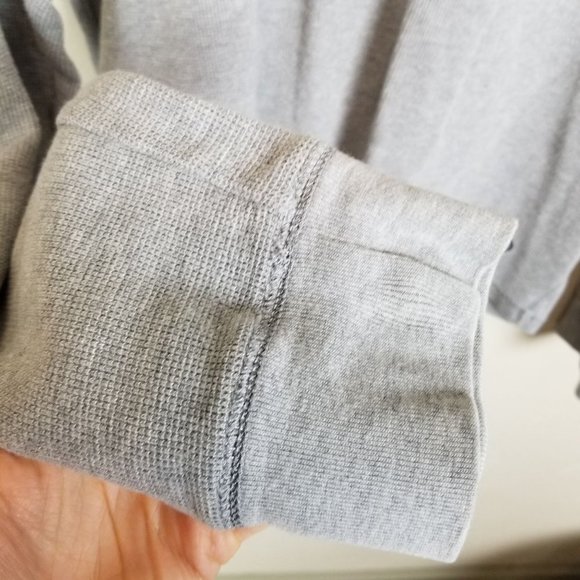 Abercrombie & FItch Mens L Gray Long Sleeves Crew - Picture 5 of 8